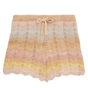 Zimmermann Multicolor High Waist Knit Shorts